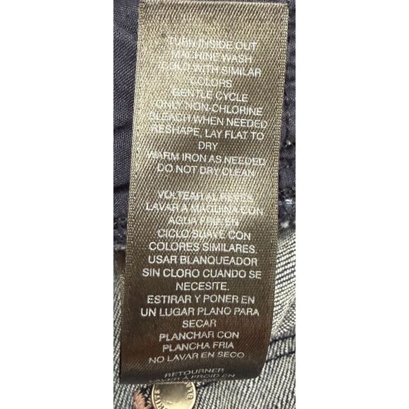 White House Black Market Crop Distressed Blue Jeans Women's Size 4 (Fit 28x28) - Picture 13 of 13